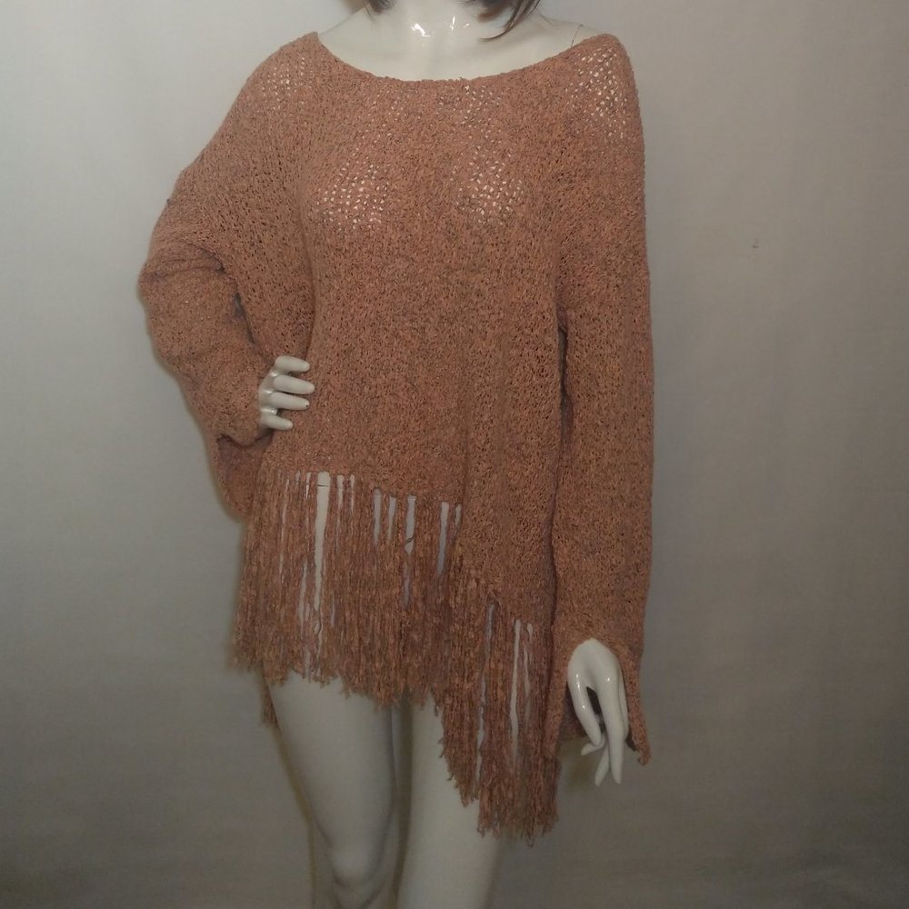 Very J. Open Back Sweater